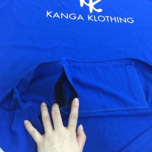Kanga Klothing T-Shirt with Inside Pouch
